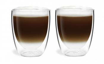 Szklanki do kawy z podwjn ciank (2 szt., 320 ml) - Amo - Vialli Design