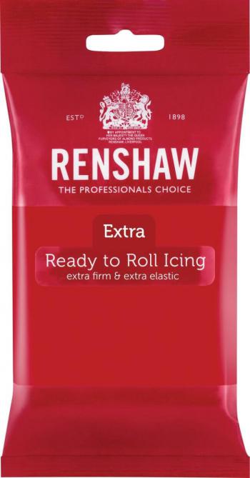 Lukier plastyczny czerwony (250 g) - Extra - Renshaw