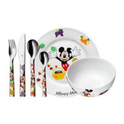 Zestaw obiadowy dla dzieci (6 elementów) - Myszka Miki ...