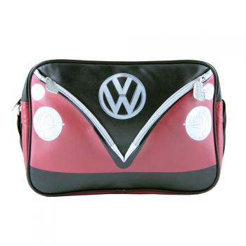 Hipsterska torba, czerwono-czarna - VW Collection by BRISA