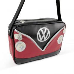 Hipsterska torba, czerwono-czarna - VW Collection by BR...