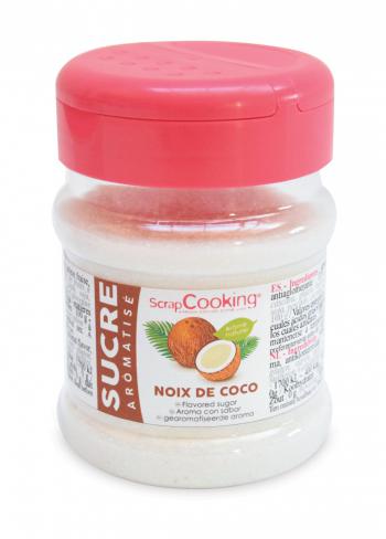 Cukier aromatyzowany o smaku kokosowym (170 g) - ScrapCooking