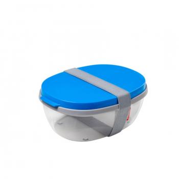 Pojemnik na saatki, niebieski - Saladbox Ellipse - Mepal