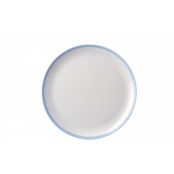 Talerz obiadowy z melaminy (rednica: 26 cm), niebieski - Flow - Mepal