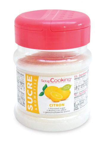 Cukier aromatyzowany o smaku cytrynowym (170 g) - ScrapCooking
