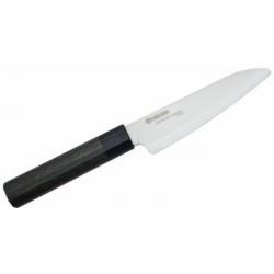 Ceramiczny nóż kuchenny z drewnianą rączką (13 cm) - Fu...