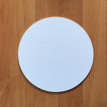 Podkład okrągły pod tort, biały (średnica: 22 cm) - Naked Cake - APrint