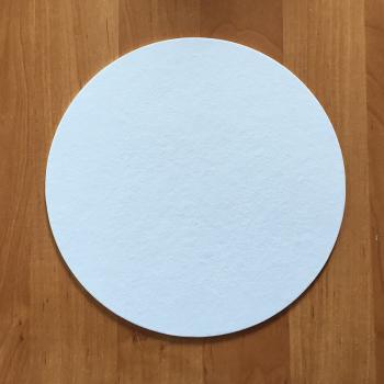 Podkład okrągły pod tort, biały (średnica: 25 cm) - Naked Cake - APrint