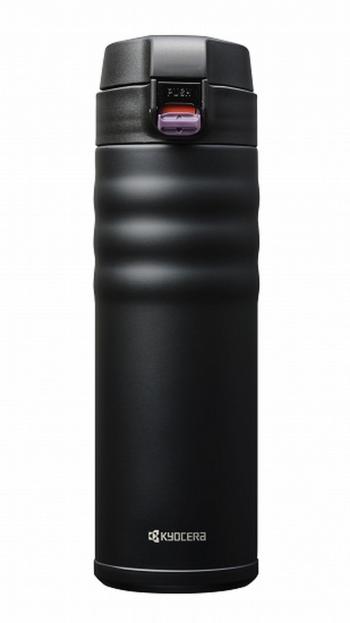 Kubek termiczny ceramiczny (pojemność: 500 ml), czarny - Kyocera