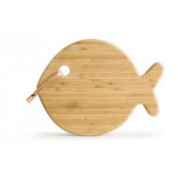 Deska bambusowa do serwowania, w kształcie ryby - Seafo...