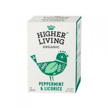 Herbata Peppermint & Licorice (15 saszetek ) - Higher Living