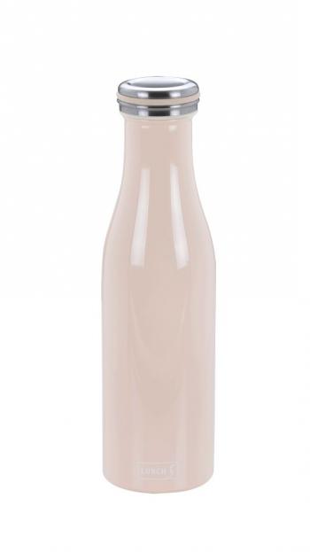Butelka termiczna stalowa (pojemno: 500 ml), jasnopomaraczowa - Lurch