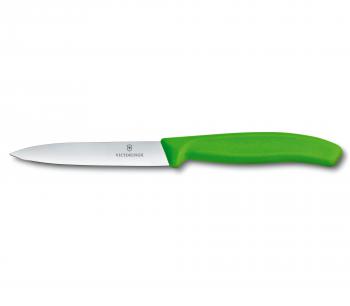 Mały nóż kuchenny (długość ostrza: 10 cm), zielony - 6.7706.L114 - Victorinox