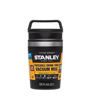 Kubek termiczny stalowy (pojemno: 230 ml), czarny -  Adventure - Stanley