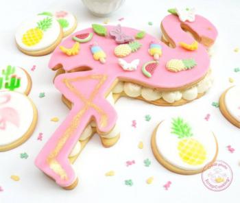 Foremka, rant XXL do wykrawania ciast w kształcie flaminga - ScrapCooking