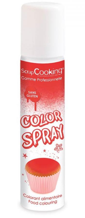 Czerwony barwnik w sprayu (75 ml) - ScrapCooking 