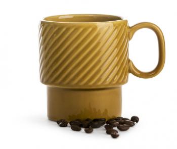 Filiżanka do kawy, żółta (poj. 250 ml) - Caffee - Sagaform