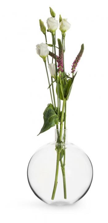 Świecznik wazon, złoty (wysokość: 18 cm) - Interior - Sagaform