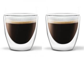 Szklanki do espresso z podwjn ciank (2 szt., pojemno: 80 ml) - Amo - Vialli Design - OTSW