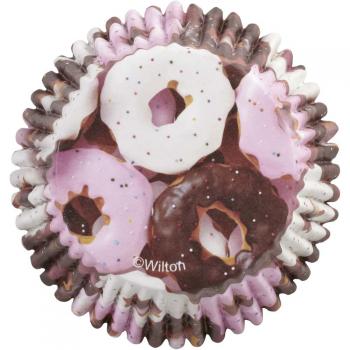 Papilotki foliowane do muffinw Donuty (36 sztuk) - 415-2240 - Wilton