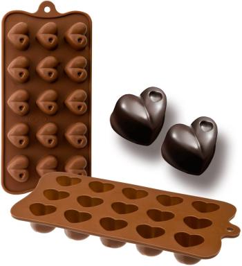 Forma silikonowa do czekoladek Serca - Ibili