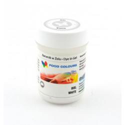 Barwnik spożywczy w żelu, biały (35 g) - Food Colours
