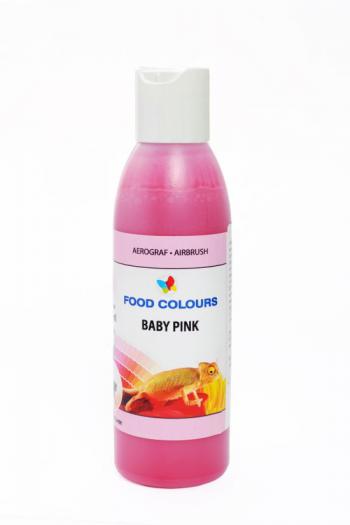 Barwnik w pynie do aerografu, rowy (baby pink) (60 ml) - Food Colours 