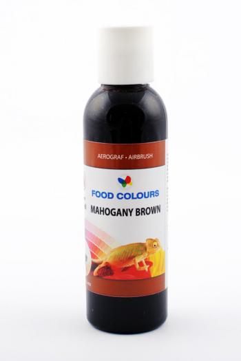 Barwnik w płynie do aerografu, mahoniowy brąz (60 ml) - Food Colours