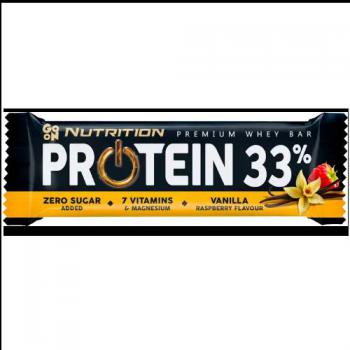 Baton proteinowy 33% o smaku waniliowo-malinowym (50g) - GO ON - Sante