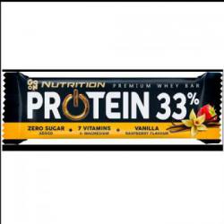 Baton proteinowy 33% o smaku waniliowo-malinowym (50g) ...