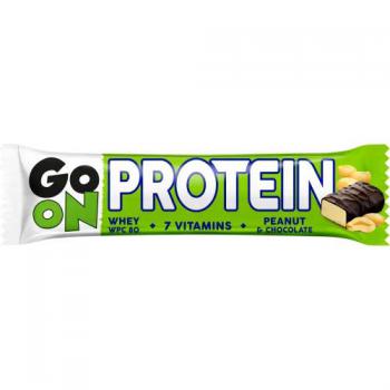 Baton proteinowy 20% o smaku orzechowym (50g) - GO ON - Sante