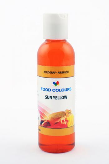 Barwnik w płynie do aerografu, żółty słoneczny (60 ml) - Food Colours - OTSW