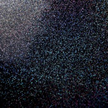 Brokat holograficzny do dekoracji, czarny - Sparkle Range - Rainbow Dust 