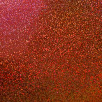 Brokat holograficzny do dekoracji, czerwony - Sparkle Range - Rainbow Dust 