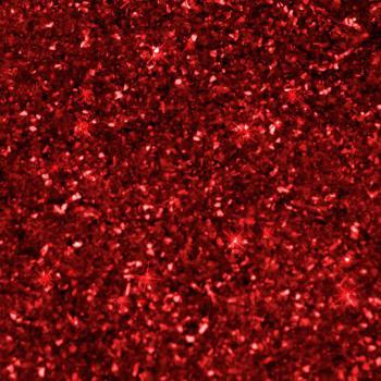 Brokat jadalny do dekoracji, czerwony - Edible Glitter - Rainbow Dust