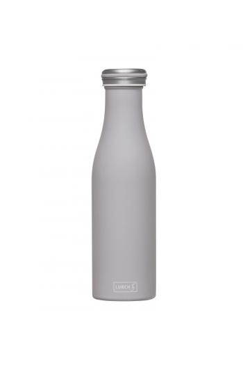 Butelka termiczna stalowa (pojemność: 750 ml), jasnoszara - Lurch 