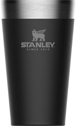 Termiczny kubek do piwa, kufel (pojemność: 0,47 l), czarny - Adventure - Stanley