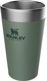 Termiczny kubek do piwa, kufel (pojemność: 0,47 l), zielony - Adventure - Stanley