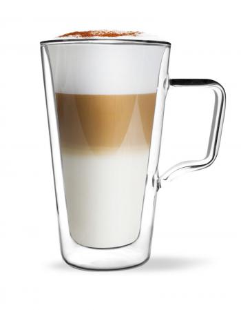 Szklanki z podwójną ścianką do latte (pojemność: 350 ml; 2 sztuki) - Diva - Vialli Design 