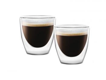Szklanki do espresso z podwójną ścianką (pojemność: 80 ml; 2 sztuki) - Amo - Vialli Design 