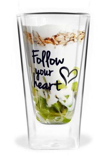 Szklanka wysoka z podwjn ciank - Vita Follow your heart (pojemno: 300 ml) - Vialli Design 