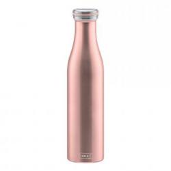 Butelka termiczna stalowa (pojemność: 750 ml), różowe z...