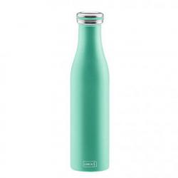Butelka termiczna stalowa (pojemność: 750 ml), zielona ...