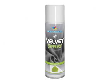 Zamsz w sprayu, limonkowy (poj. 250 ml) - Velvet Spray - Food Colours 