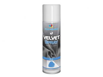 Zamsz w sprayu, niebieski (poj. 250 ml) - Velvet Spray - Food Colours 