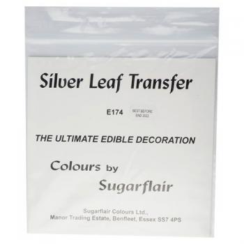Jadalne srebro, arkusz -  Sugarflair 