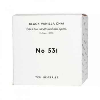Herbata sypana, czarna, opakowanie uzupełniające, 531 Black Vanilla Chai (100 g) - Teministeriet