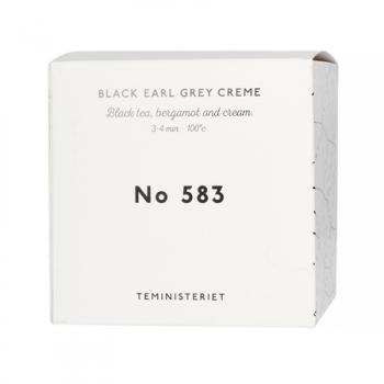 Herbata sypana, czarna, opakowanie uzupełniające, 583 Black Earl Grey Creme (100 g) - Teministeriet