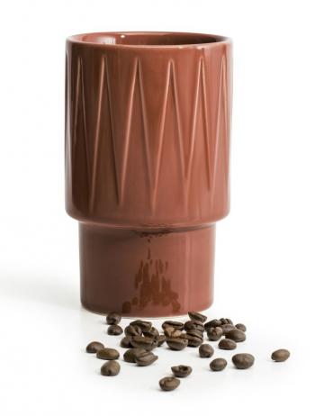 Kubek, czerwony (pojemność: 400 ml) - Caffee - Sagaform