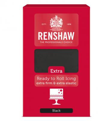 Lukier plastyczny czarny (1 kg) - Extra - Renshaw
